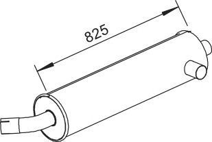 Глушитель DINEX 64316