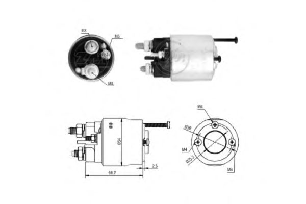 Втягивающее реле ERA ZM2496