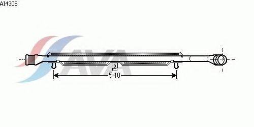 Интеркулер AVA QUALITY COOLING AI4305