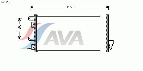 Радиатор кондиционера AVA QUALITY COOLING BW5256