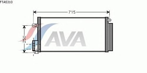 Радиатор кондиционера AVA QUALITY COOLING FTA5310