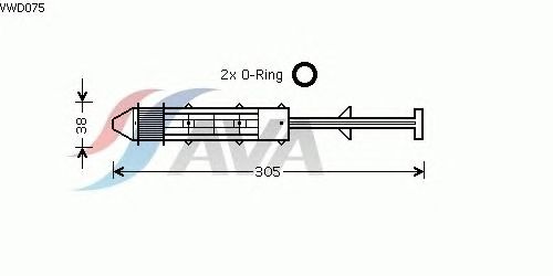 Осушитель кондиционера AVA QUALITY COOLING VWD075