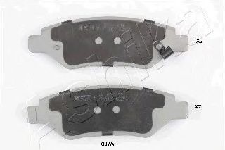Тормозные колодки ASHIKA 51-00-007