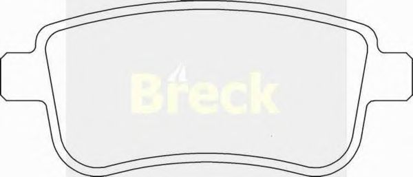 Тормозные колодки BRECK 24820 00 704 00