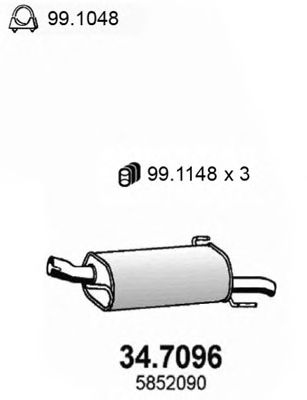 Глушник ASSO 34.7096