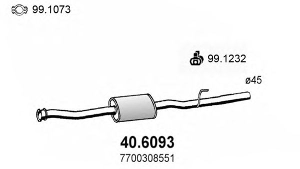 Резонатор ASSO 40.6093