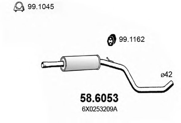 Резонатор ASSO 58.6053