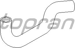 Шланг радиатора TOPRAN 103 448