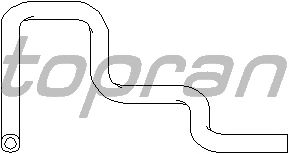 Шланг радиатора TOPRAN 501 572