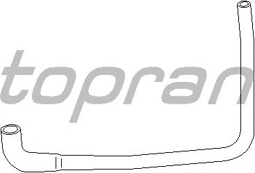 Шланг радиатора TOPRAN 301 436