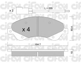 Тормозные колодки CIFAM 822-679-0