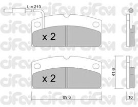 Тормозные колодки CIFAM 822-767-1