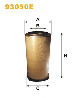 Воздушный фильтр WIX FILTERS 93050E
