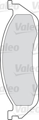Тормозные колодки VALEO 598442