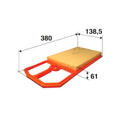 Повітряний фільтр VALEO 585017