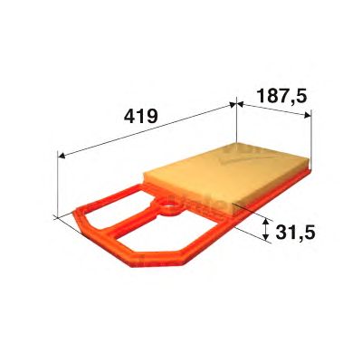 Повітряний фільтр VALEO 585095