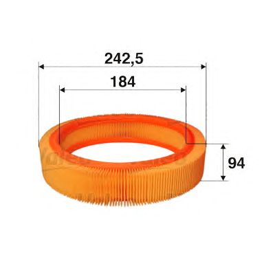 Воздушный фильтр VALEO 585643