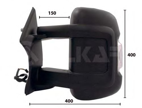 Зеркало заднего вида ALKAR 9246922