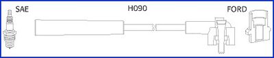 Комплект високовольтних проводів HITACHI 134673