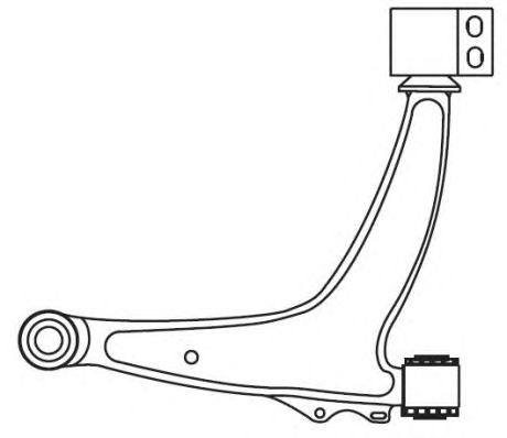 Рычаг подвески FRAP 4121