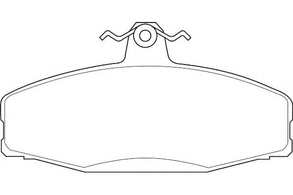 Тормозные колодки WAGNER WBP21662A