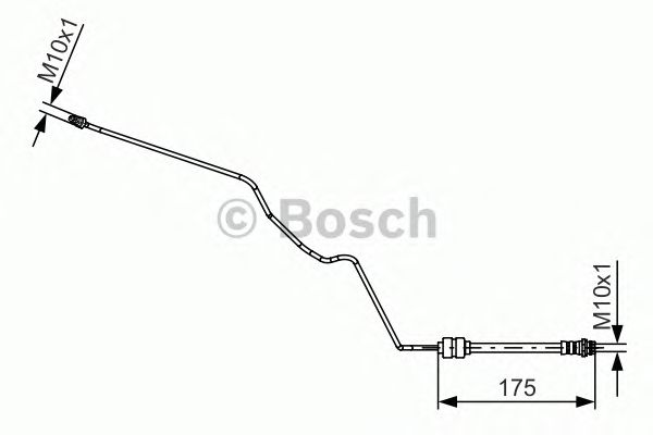 Тормозной шланг BOSCH 1 987 481 419
