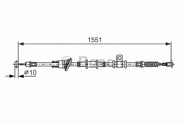Трос ручника BOSCH 1 987 482 400
