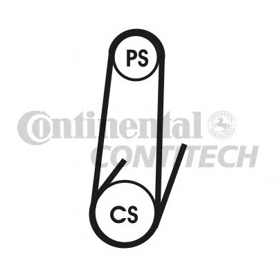 Поликлиновой ремінь CONTITECH 4PK711 ELAST