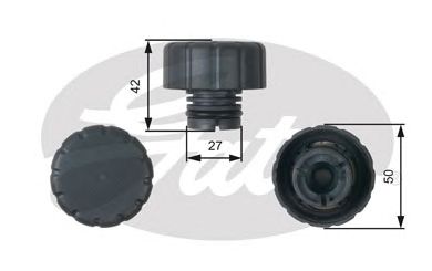 Пробка расширительного бачка GATES RC244