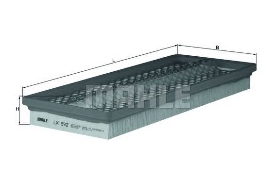 Воздушный фильтр KNECHT LX 592