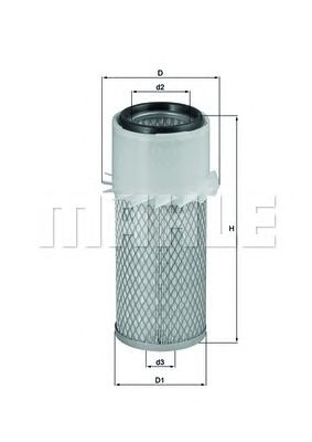Воздушный фильтр KNECHT LX 14