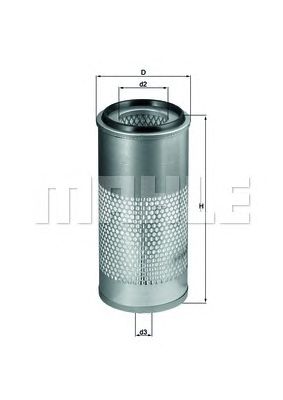 Воздушный фильтр KNECHT LX 952