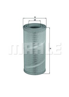 Воздушный фильтр KNECHT LX 1142
