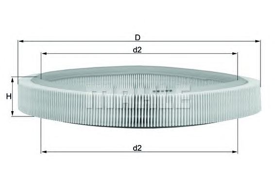 Воздушный фильтр KNECHT LX 65