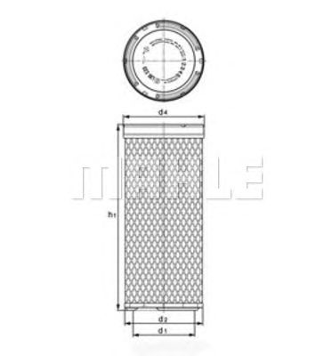 Фильтр добавочного воздуха KNECHT LXS 223