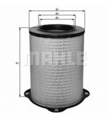 Воздушный фильтр KNECHT LX 832