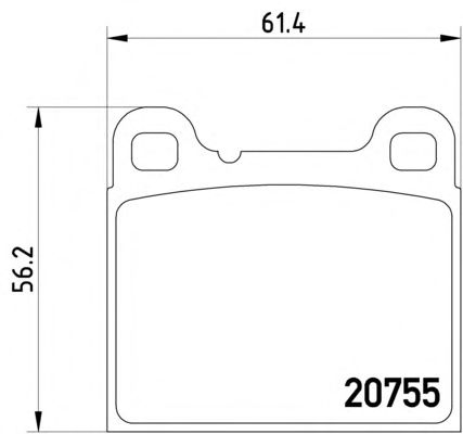 Тормозные колодки TEXTAR 2075506