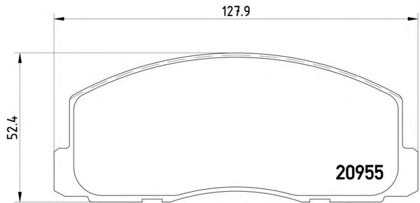 Гальмівні колодки TEXTAR 2095501