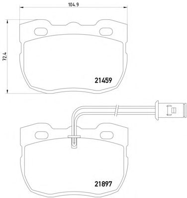 Тормозные колодки TEXTAR 2145902