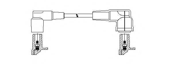 Высоковольтный провод BREMI 134/80