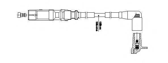 Высоковольтный провод BREMI 1A32F63