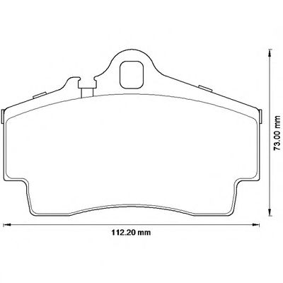 Тормозные колодки JURID 573229JC