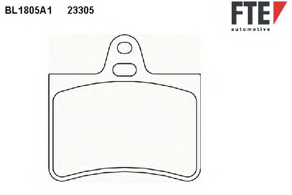 Тормозные колодки FTE BL1805A1