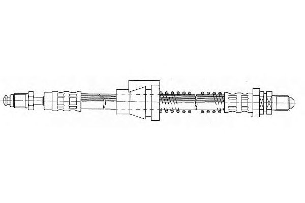 Тормозной шланг FERODO FHY2287