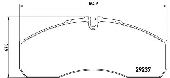 Тормозные колодки BREMBO P 50 083
