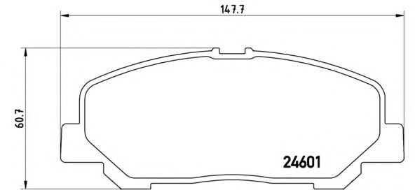 Гальмівні колодки BREMBO P 83 099