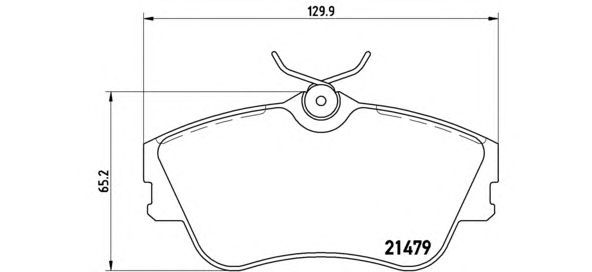 Тормозные колодки BREMBO P 85 029
