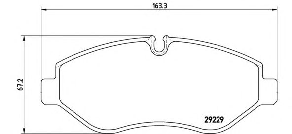Тормозные колодки BREMBO P A6 026