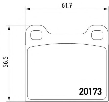 Тормозные колодки MINTEX MDB1068