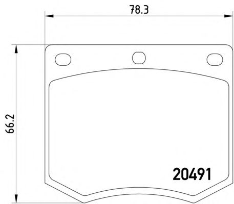 Тормозные колодки MINTEX MGB633